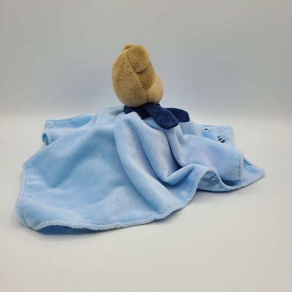 Carters I Love My Mom Blue Fleece Satin Lovey Security Blanket Rattle - Picture 5 of 8